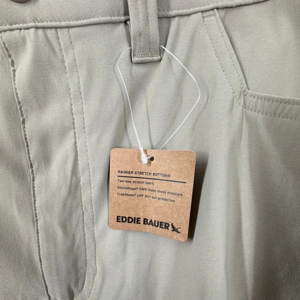 Eddie Bauer Men's First Mr Rainier Hiking Pants Tan UPF 50+Men's Size 40X30 NEW